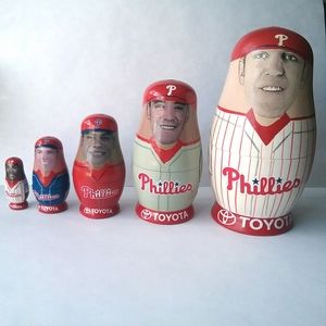 Nesting Dolls MLB Phillies BABOOSHKAH Russian